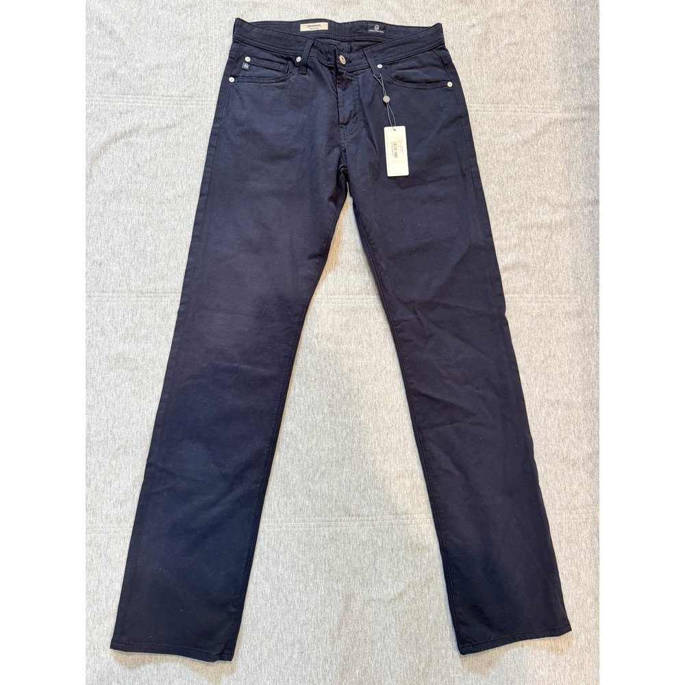 AG Adriano Goldschmied The Graduate Tailored Leg Navy Blue Pants 30x32 NEW